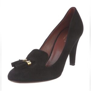 Gucci Tassel Suede Pumps